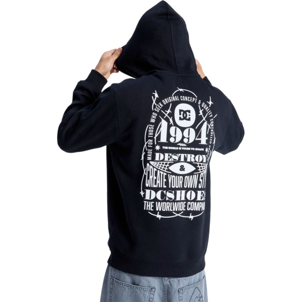 2026 DC Shoes Herre Form Eller Ødelæg Hoodie EDYSF03274 - Black